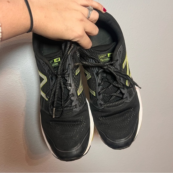 New Balance 680 V5 Athletic Shoes Mens Size 12 Black Running Lace Up Low Top main image 7